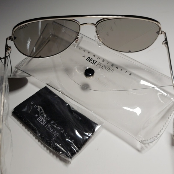 NWT Quay Australia Desi Perkins High Key Aviators - Picture 4 of 6